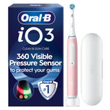 Pink Oral-B iO 3 electric toothbrush, UK version