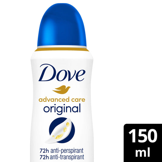 Dove Advanced Care Original Anti Perspirant Deodorant Spray 150ml GOODS Sainsburys   