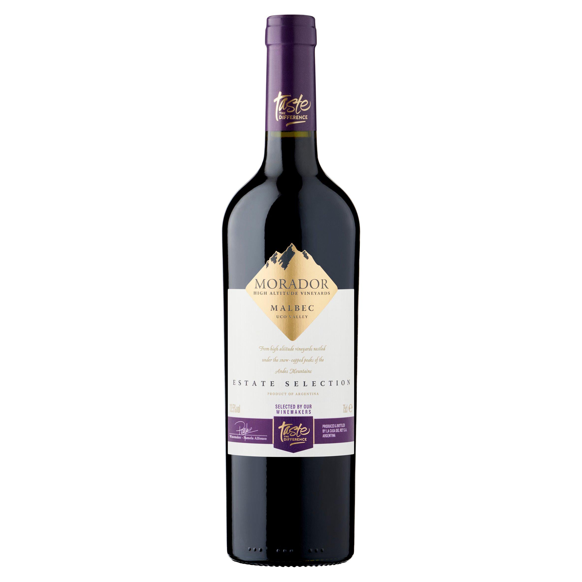 Sainsbury's High Altitude Malbec red wine 75cl, imported from the UK