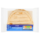 Sainsbury's plain folded flatbreads 6 pack, UK version