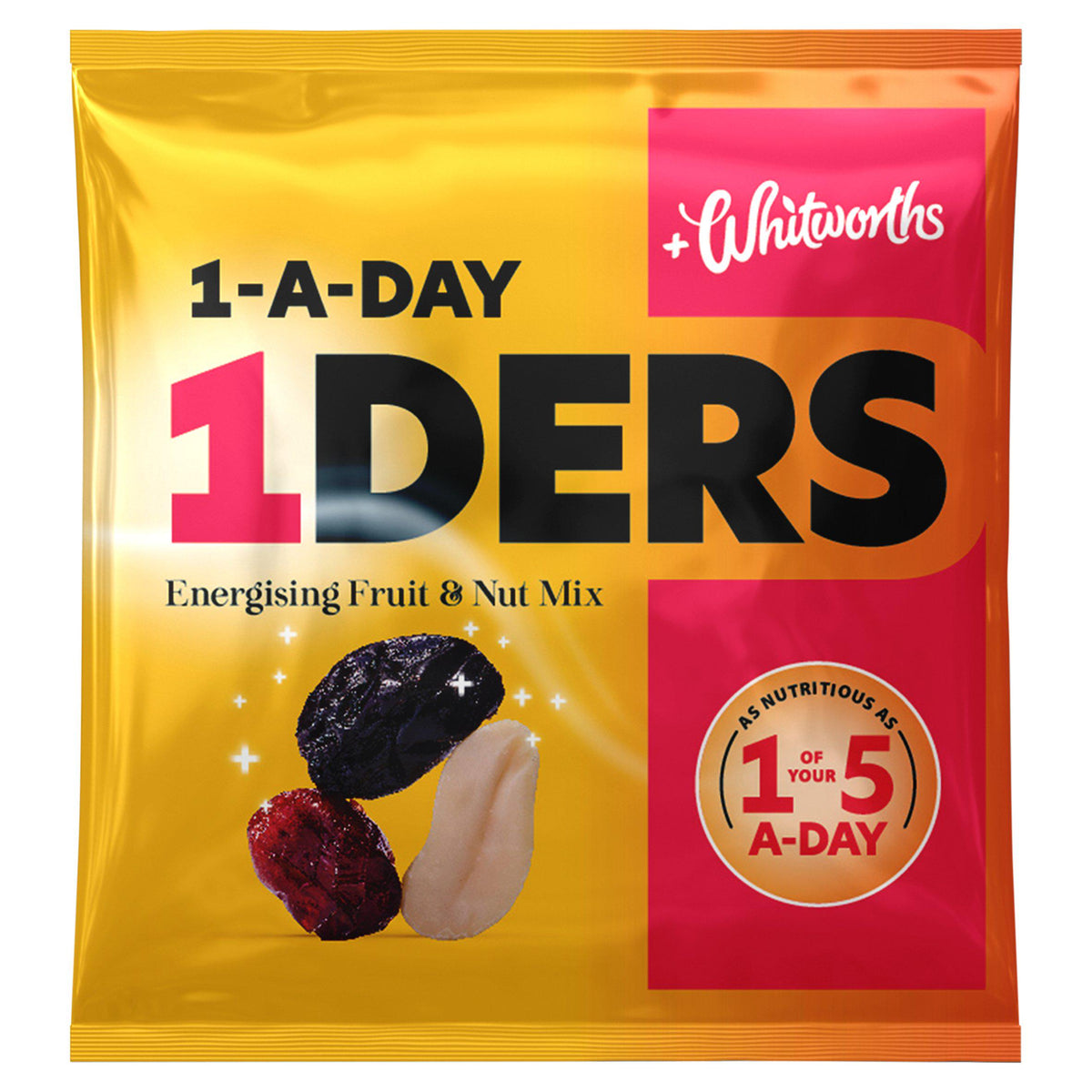 Whitworths 1Ders Energising Fruit and Nut Mix 30g (British brand)