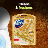 Domestos Gold Freshness toilet rim block 5x50g (British brand)