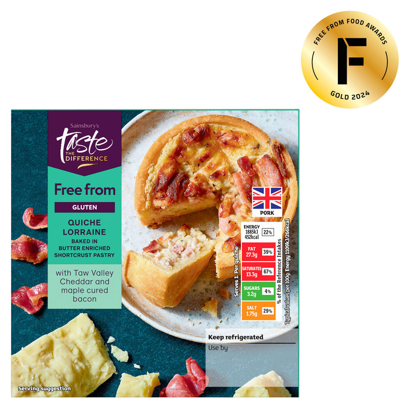 Sainsbury's Free From Quiche Lorraine, Taste the Difference 170g