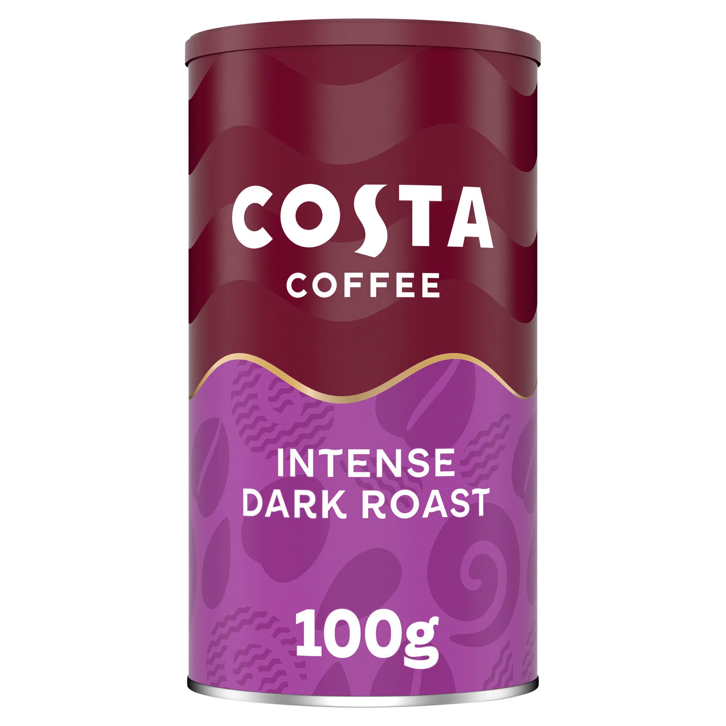 Costa Coffee Intense Dark Roast Instant Coffee 100g, imported from the UK
