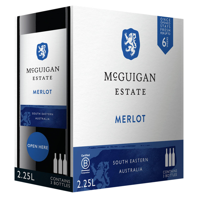 McGuigan Estate Merlot Australian red wine 2.25L (British brand)