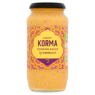 Sainsburys Sainsbury's Korma Curry Cooking Sauce 500g- Buy online at McGrocer