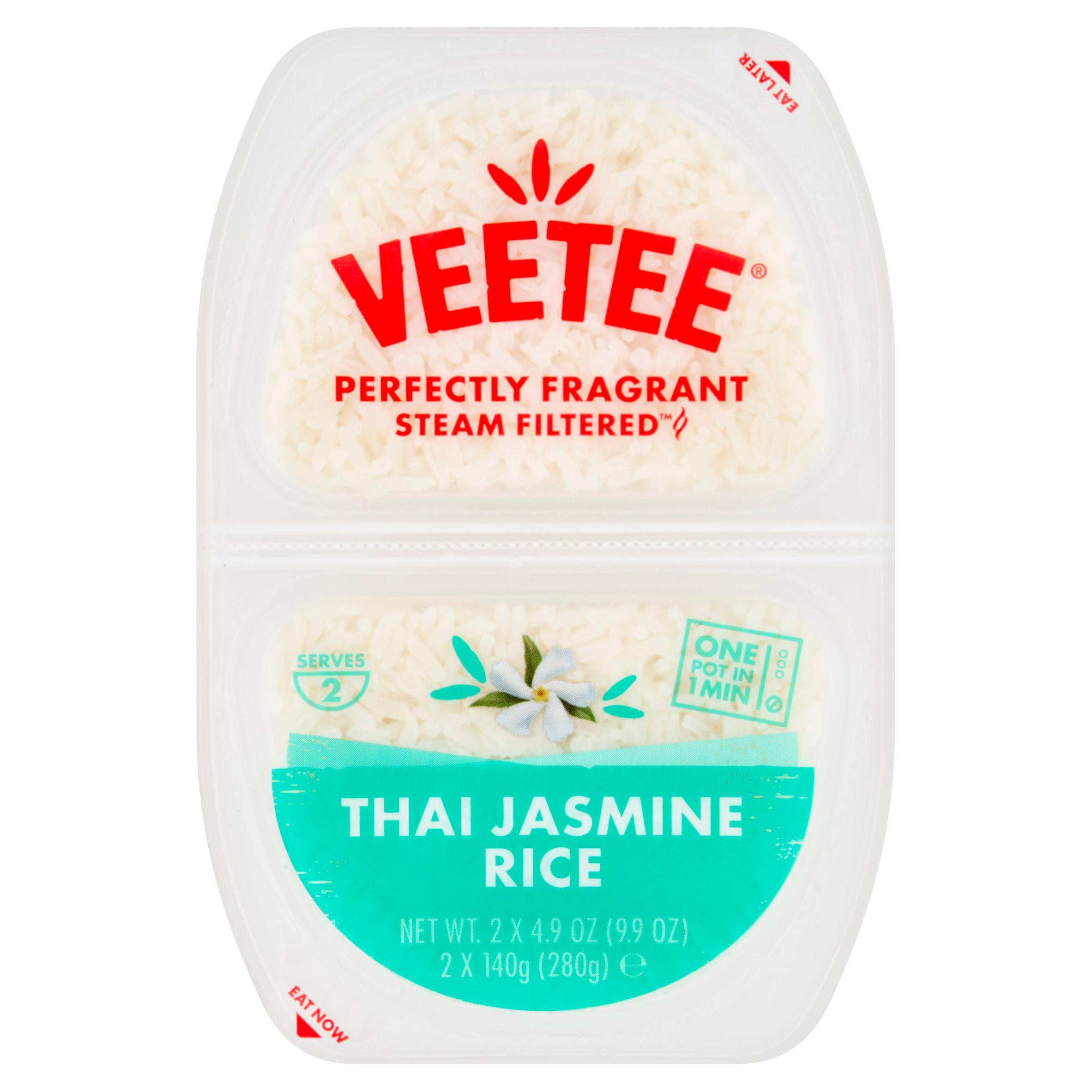 Veetee Thai Jasmine Rice Pots 280g (British brand)
