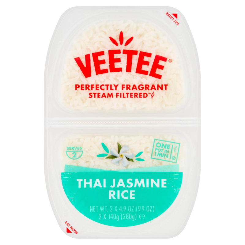 Veetee Thai Jasmine Rice Pots 280g (British brand)