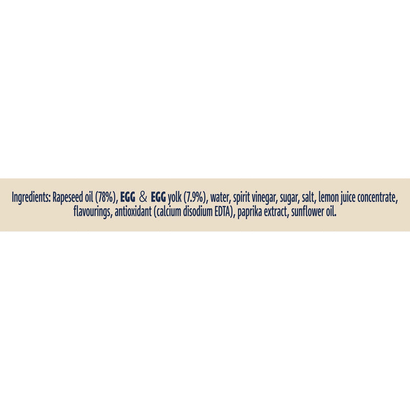 Hellmann's Real Squeezy Mayonnaise 250ml, UK version