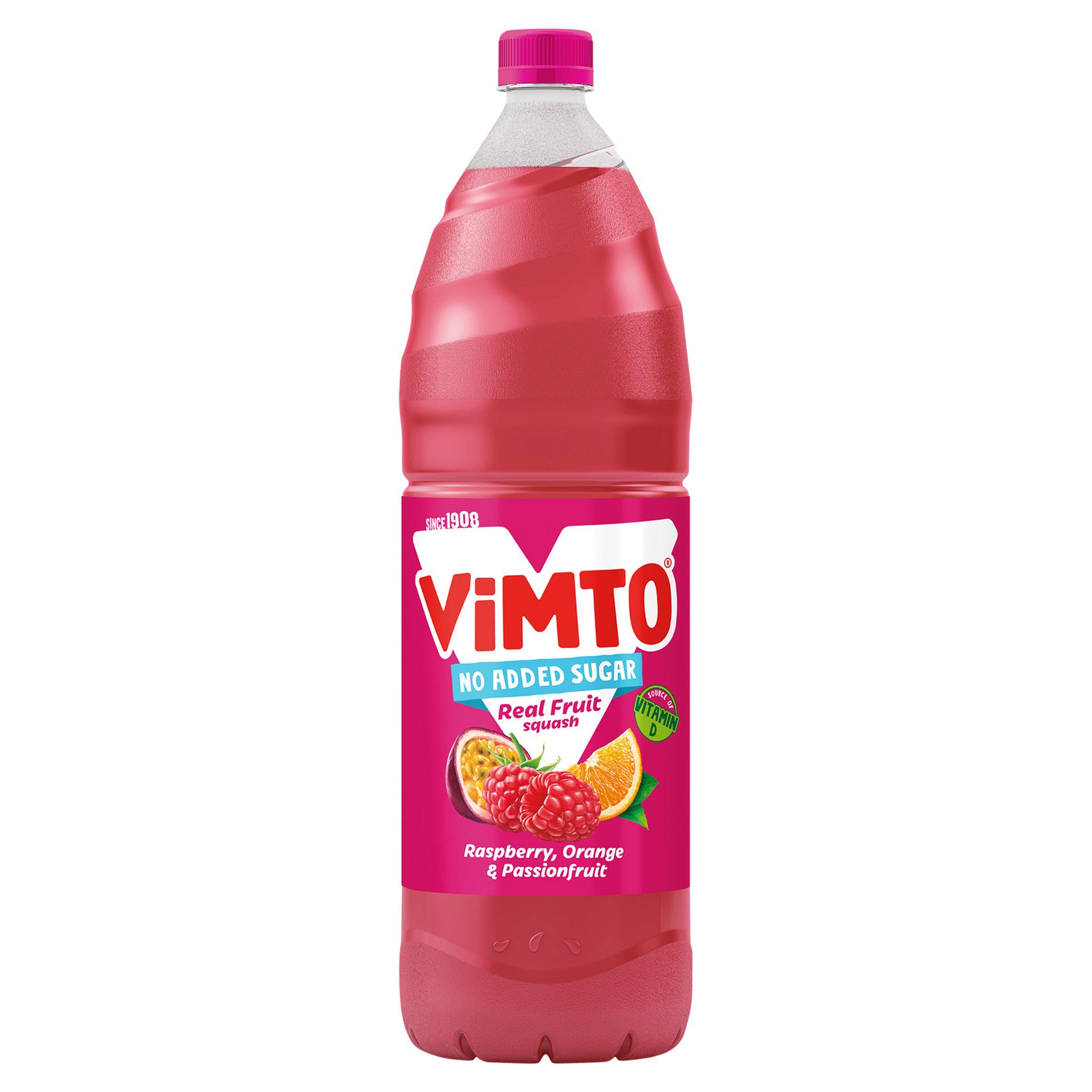 Vimto 2L raspberry orange passionfruit squash - British product