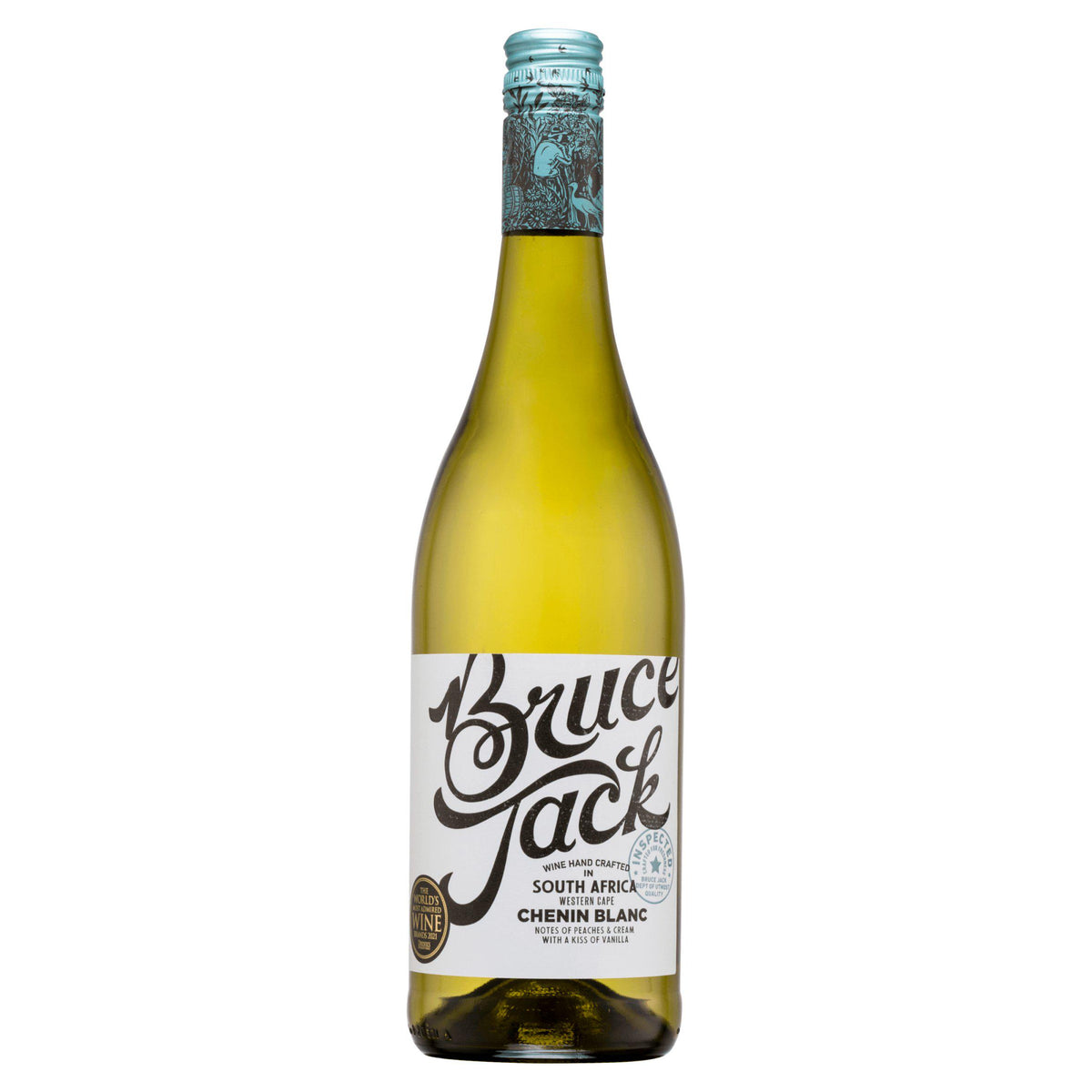 Bruce Jack Chenin Blanc white wine 75cl, imported from the UK