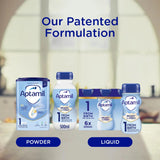 Aptamil 1 infant formula ready to feed 6x200ml (British brand)