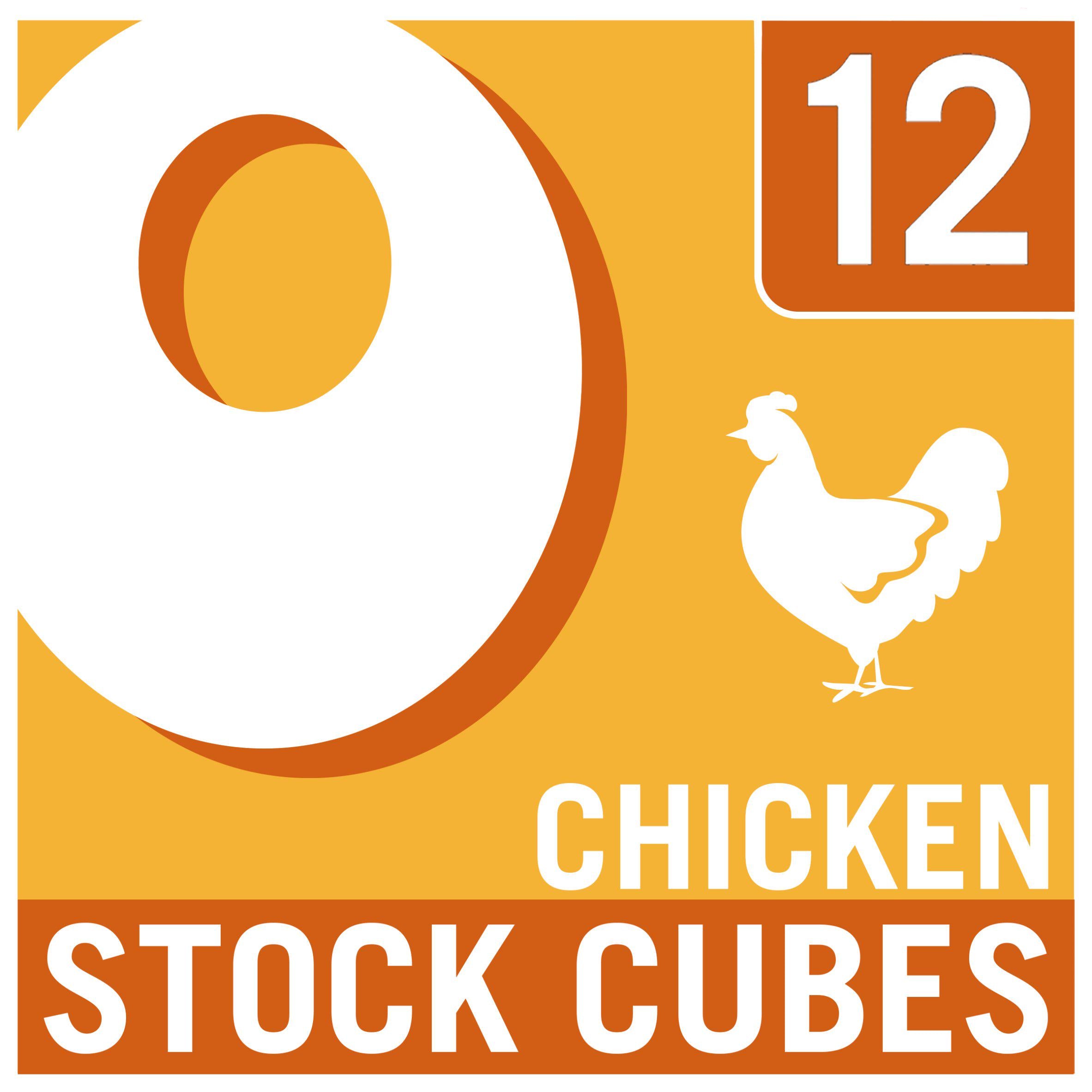 Oxo chicken stock cubes 12 pack 71g, imported from the UK