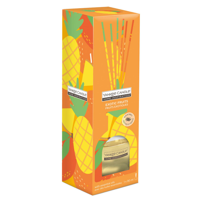 Yankee Candle Exotic Fruits reed diffuser, imported from the UK