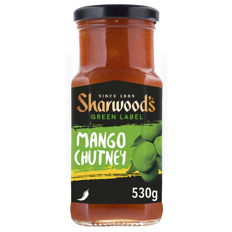 Sharwood's mango chutney green label 530g - British product