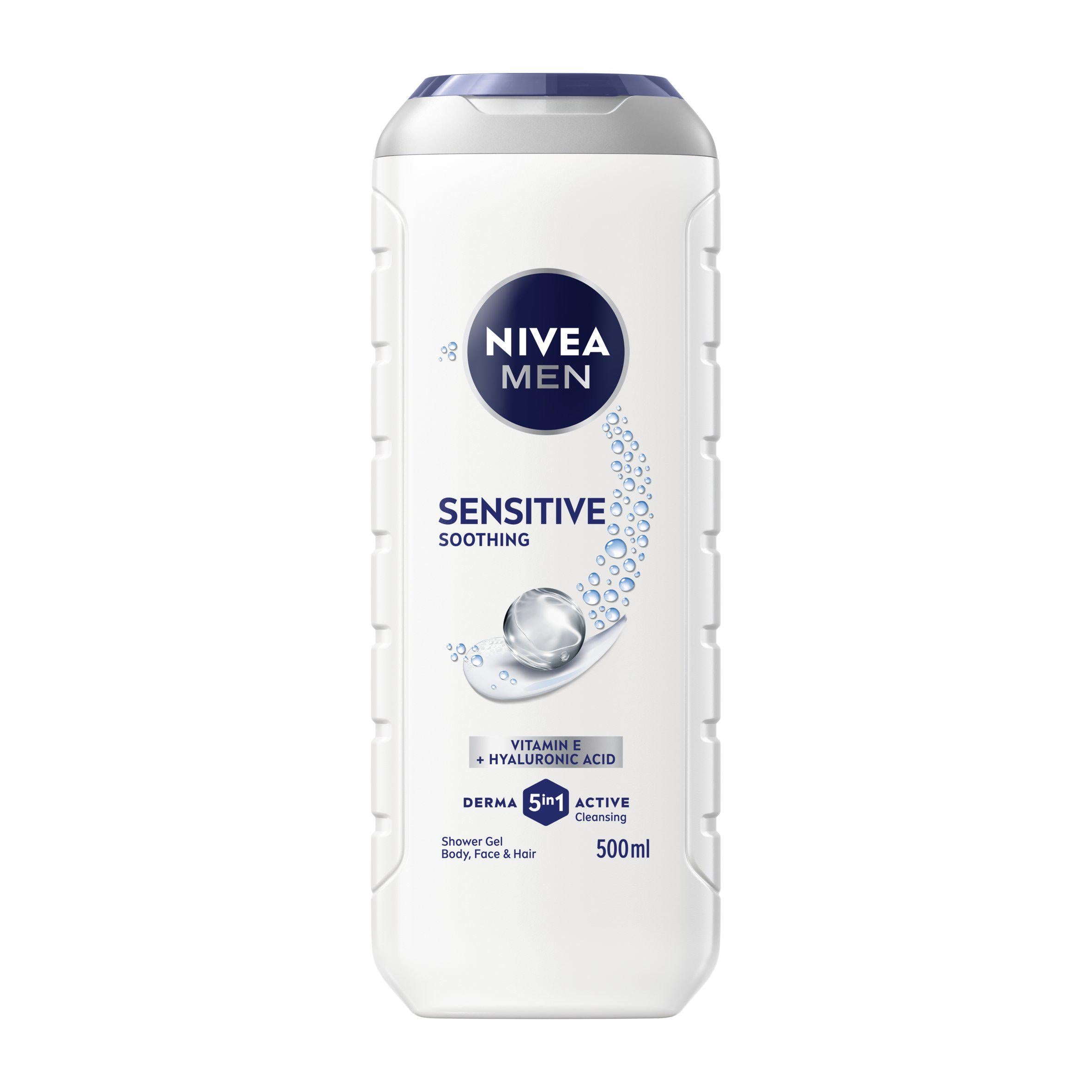 Nivea Men sensitive shower gel 500ml, imported from the UK