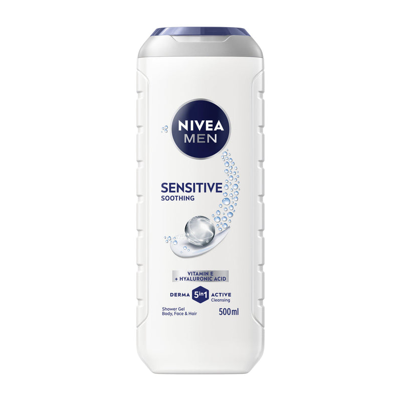 Nivea Men sensitive shower gel 500ml, imported from the UK