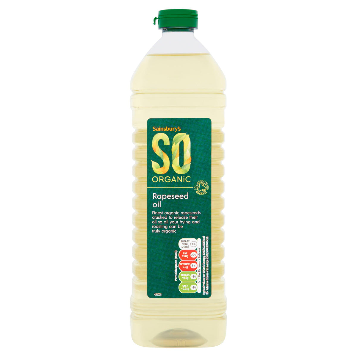 Sainsbury's organic rapeseed oil 1L (British brand)