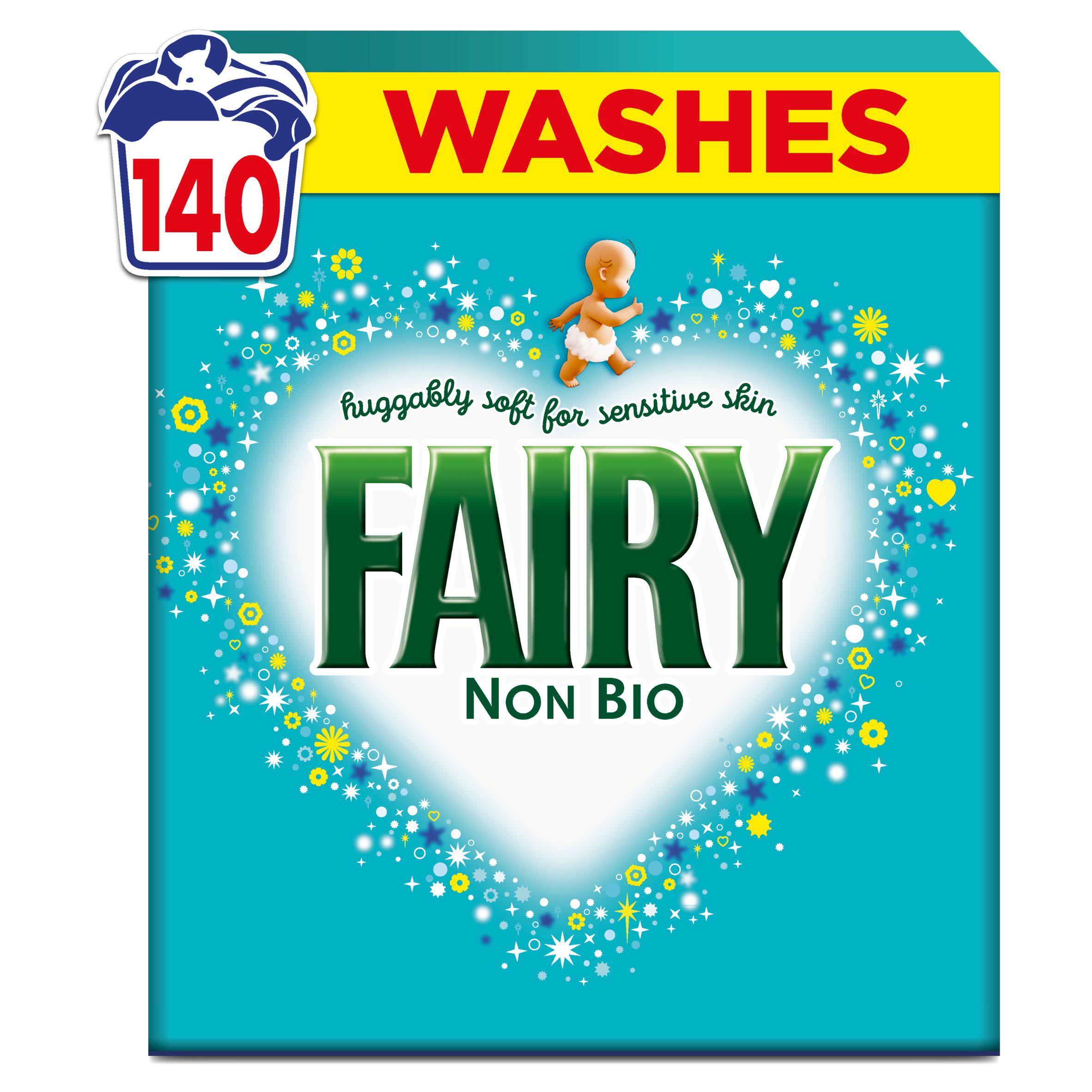 Fairy Non Bio washing powder 140 washes - British product