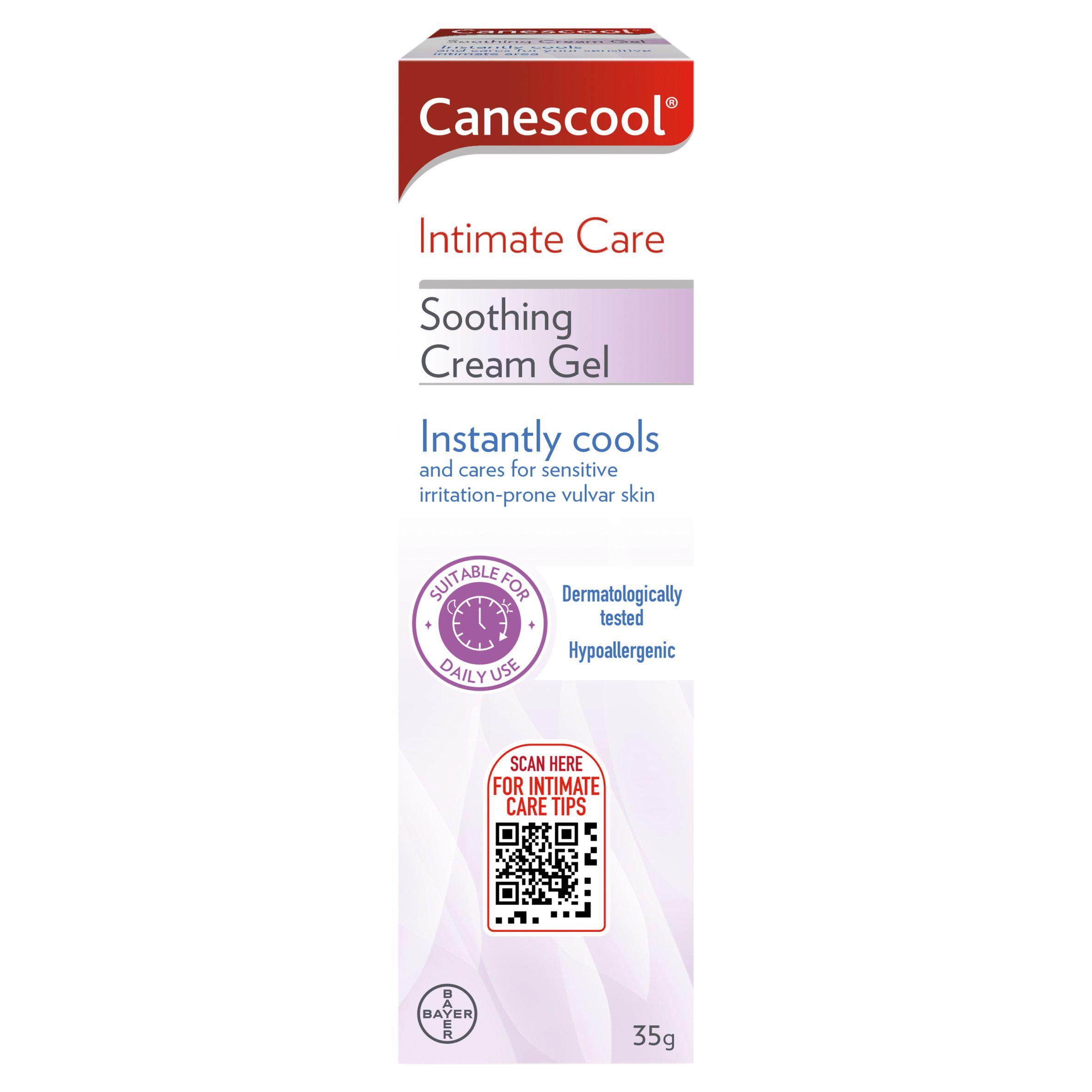 Canescool Intimate Care Soothing Cream Gel 35g - British product