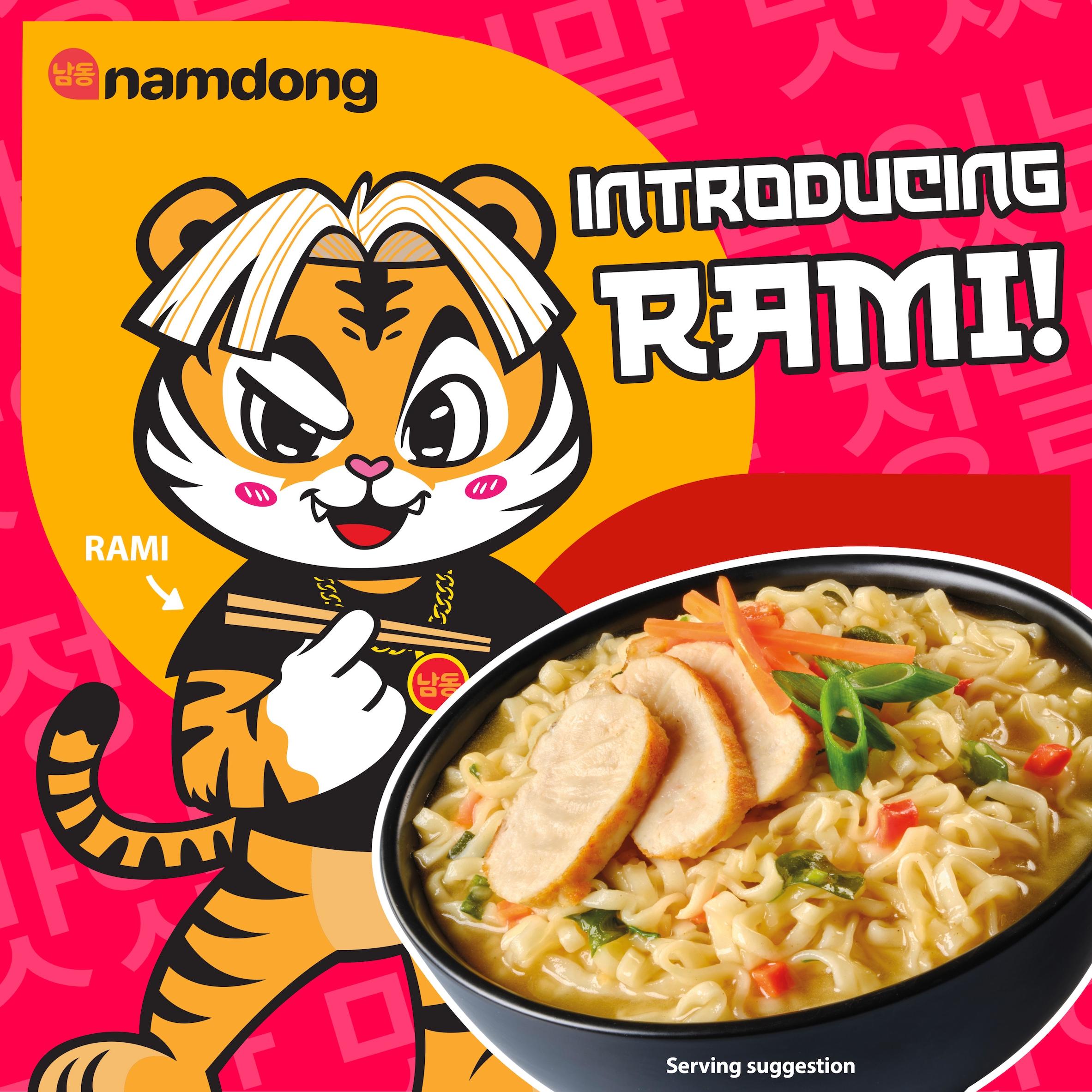 Namdong chicken jjigae noodle block 120g (British brand)
