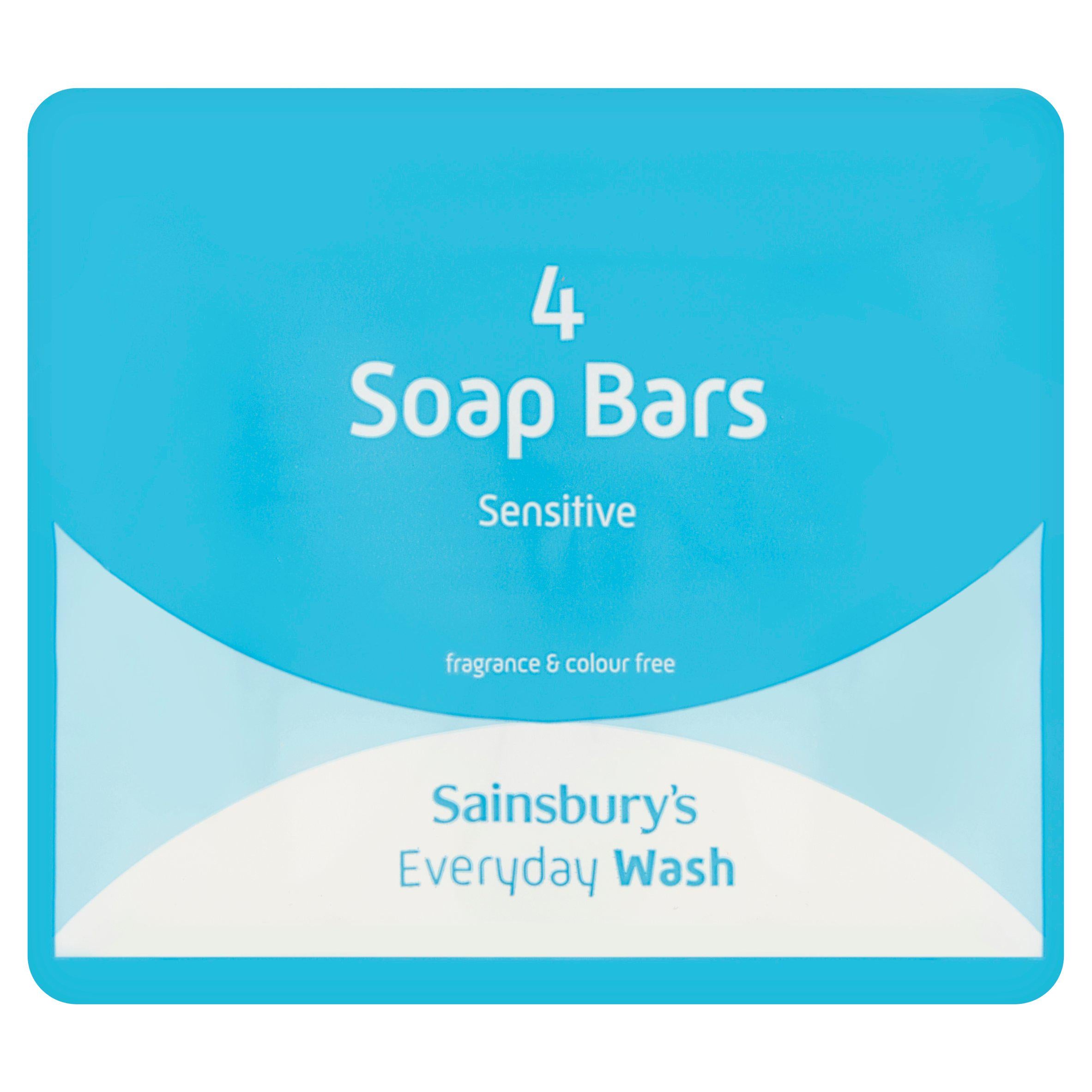Sainsbury's Pure Soap 4x125g, UK version