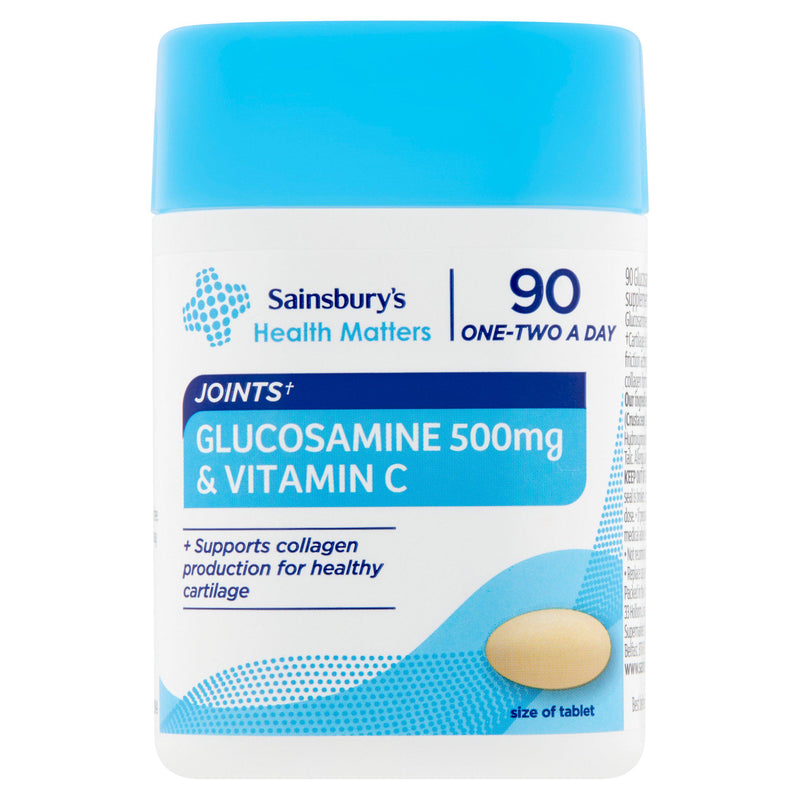 Sainsbury's Glucosamine Sulphate & Vitamin C x90 500mg