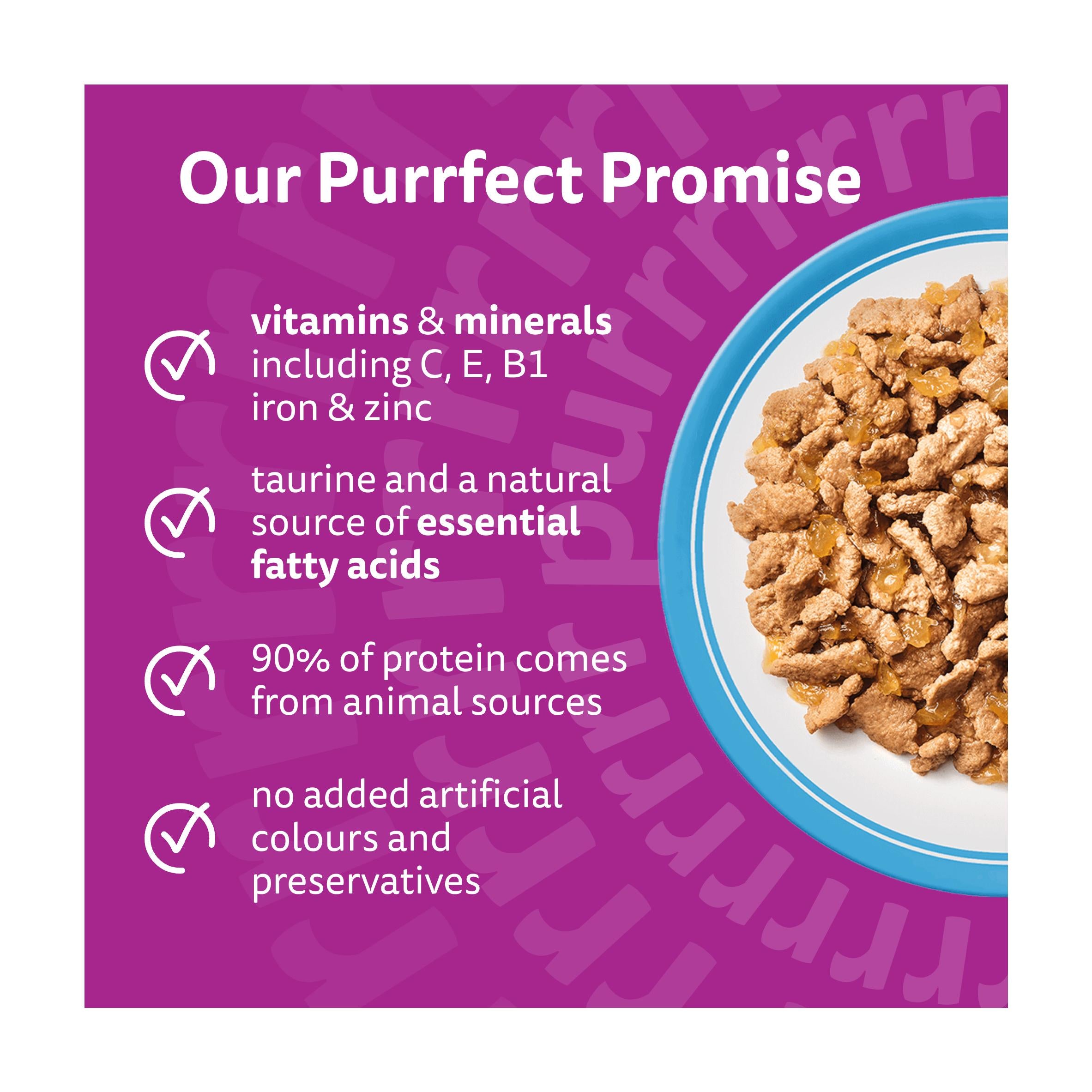 Whiskas cat food pouches Fish Favourites in Jelly 40 x 85g (British brand)