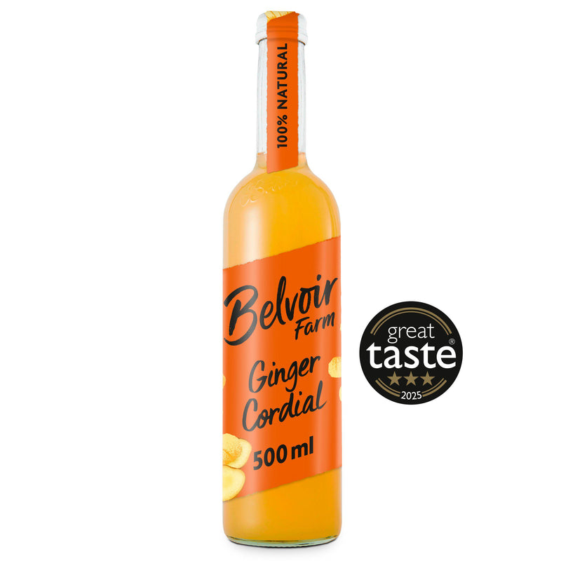 Belvoir Farm ginger cordial 500ml (British brand)