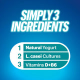 Actimel Simple natural yoghurt drink 8x100g, imported from the UK