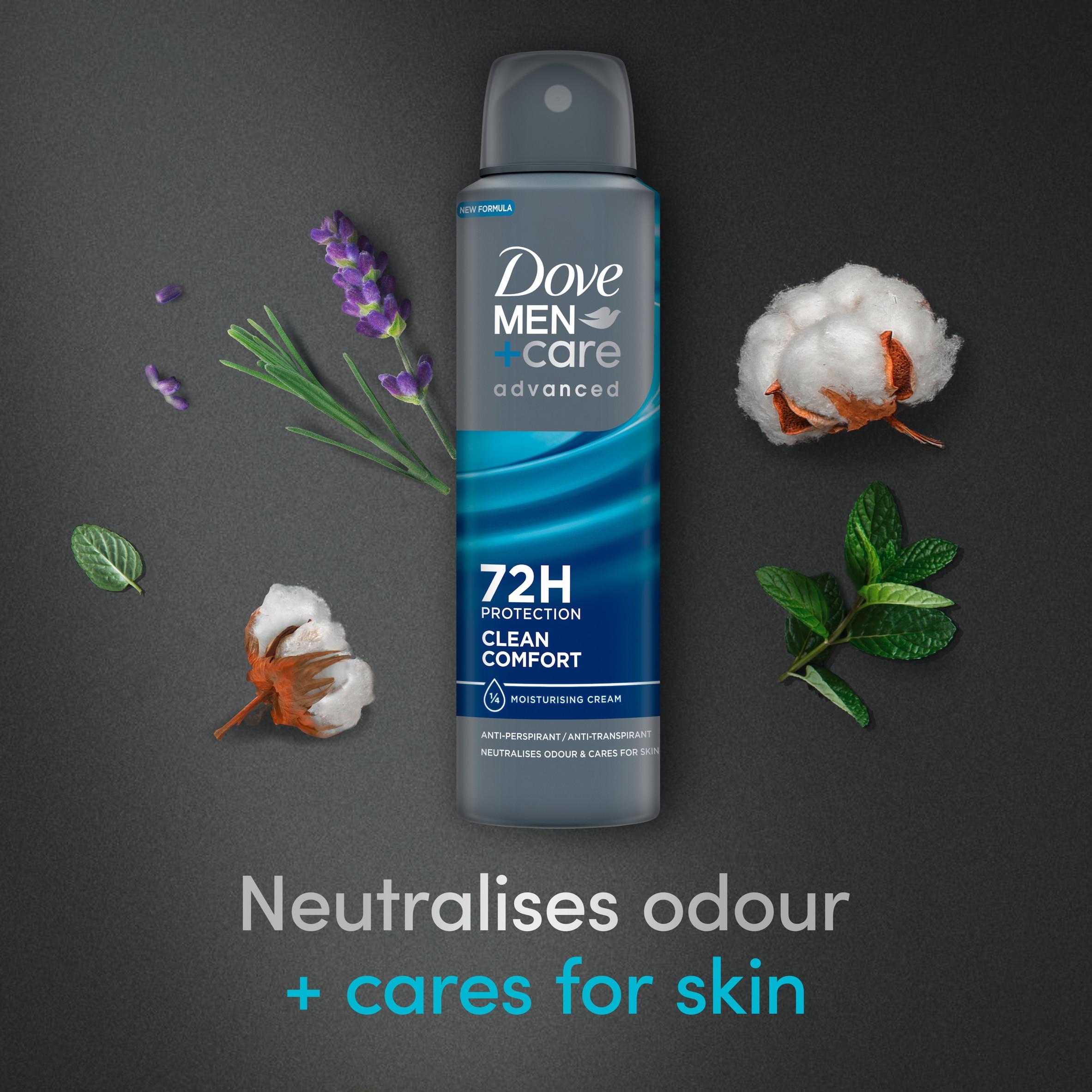 Dove Men+Care antiperspirant spray 150ml, imported from the UK