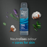 Dove Men+Care antiperspirant spray 150ml, imported from the UK