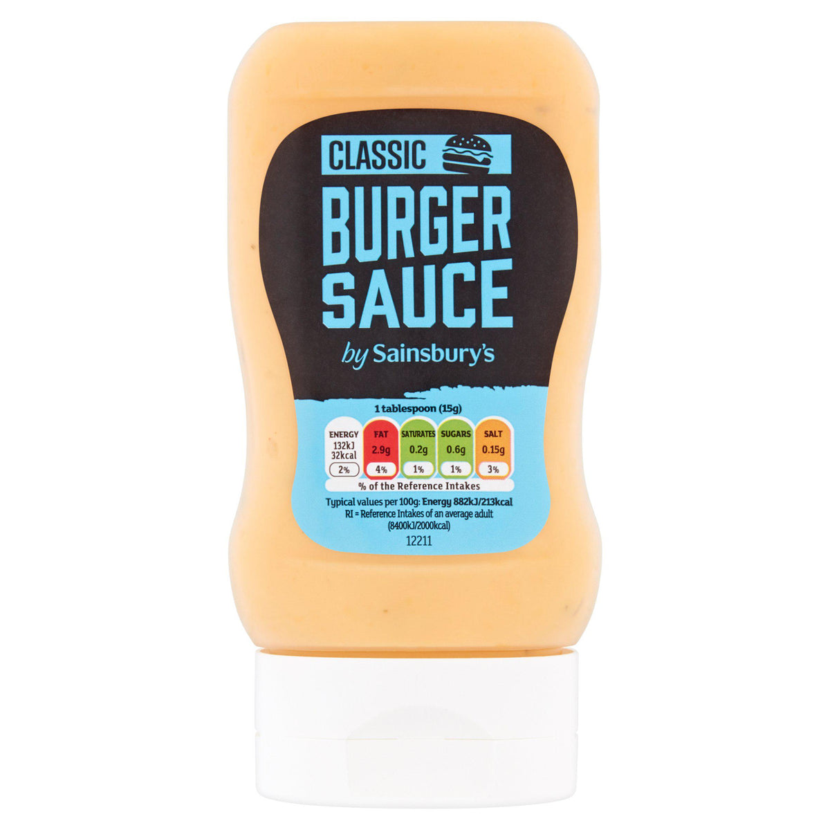 Sainsbury's burger sauce 300g bottle - British product