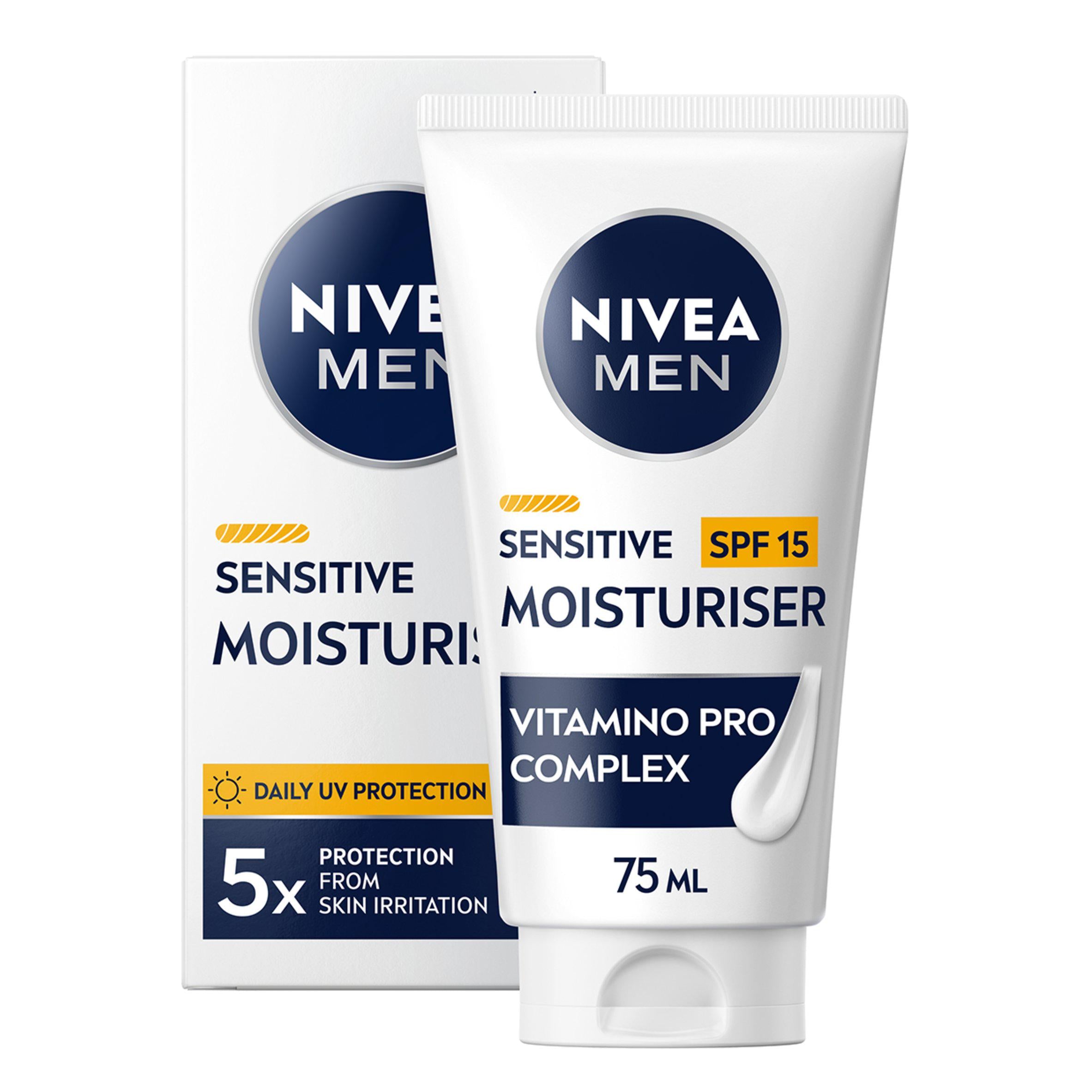 Nivea Men SPF 15 Face Moisturiser 75ml, imported from the UK