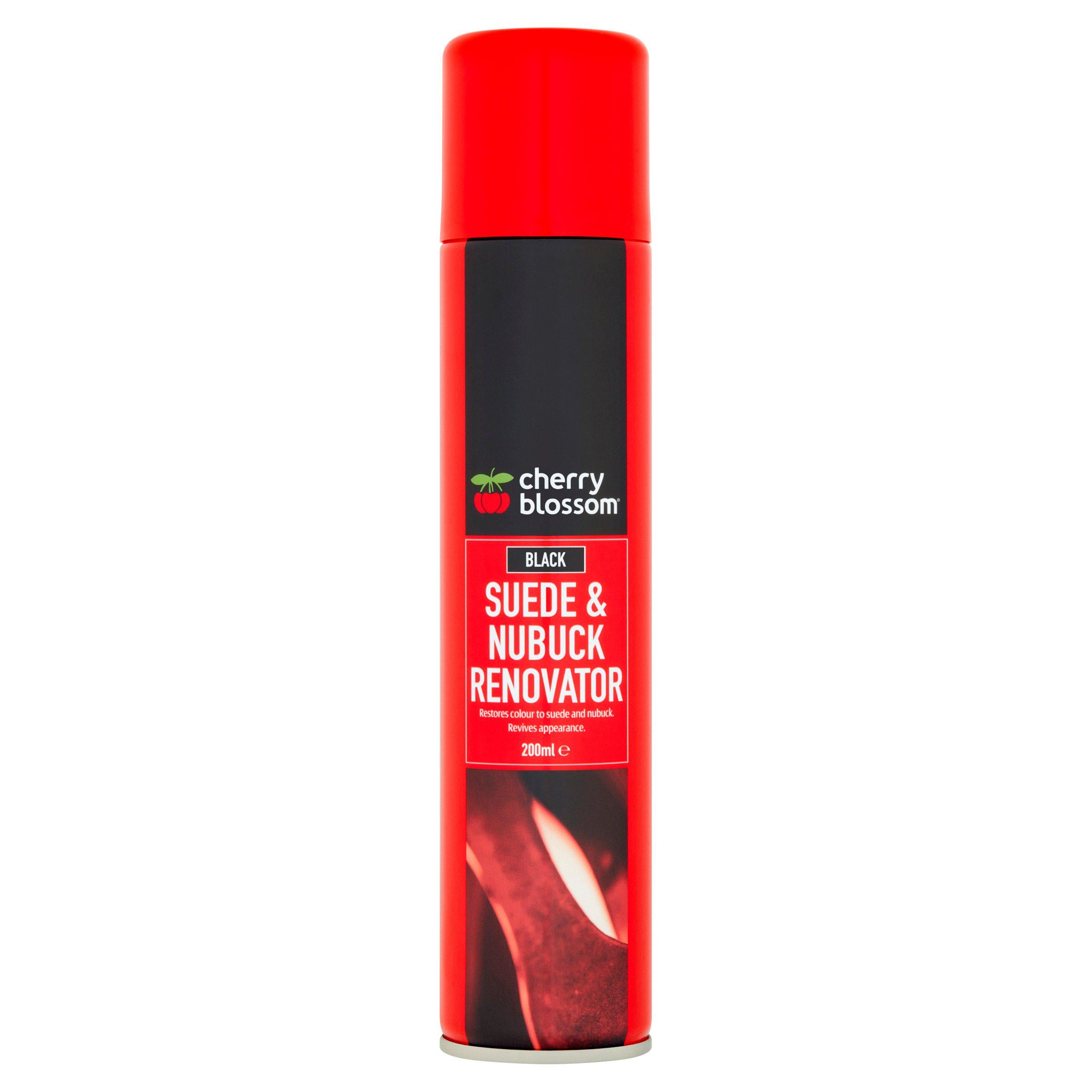 Cherry Blossom Black Suede & Nubuck Renovator 200ml - British product