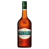 Three Barrels VSOP brandy 1L, UK version