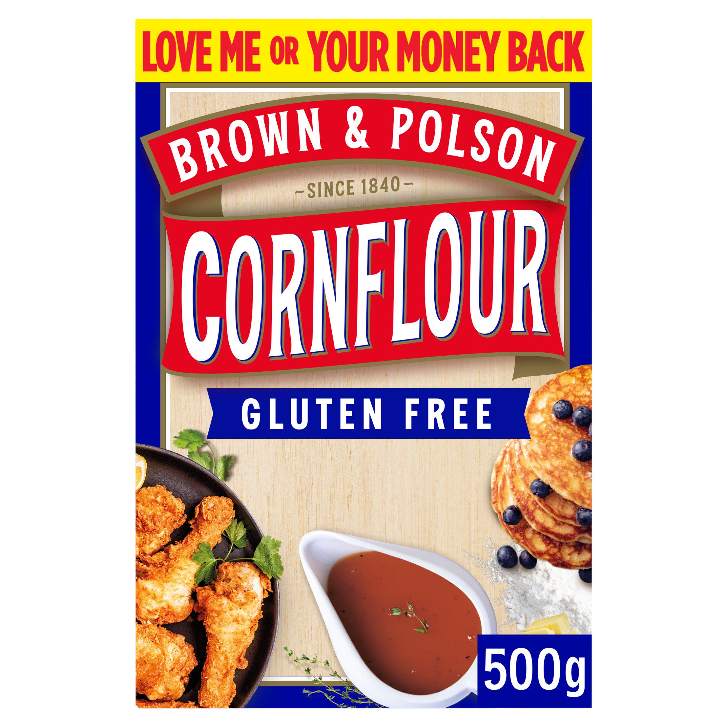 Brown & Polson cornflour 500g gluten-free - British product