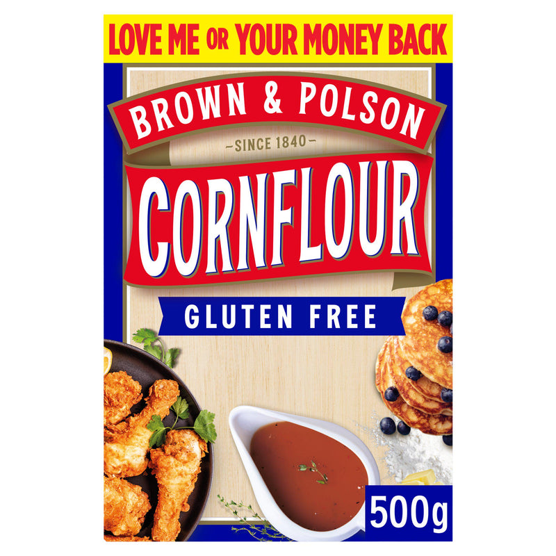 Brown & Polson cornflour 500g gluten-free - British product