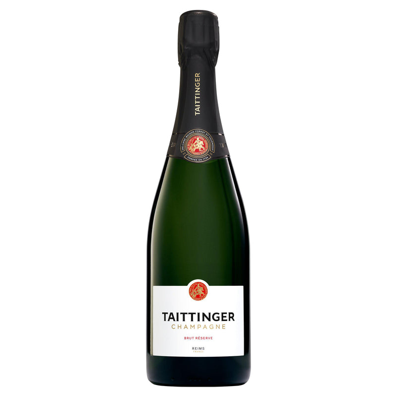 Taittinger Brut Reserve Champagne 75cl, imported from the UK