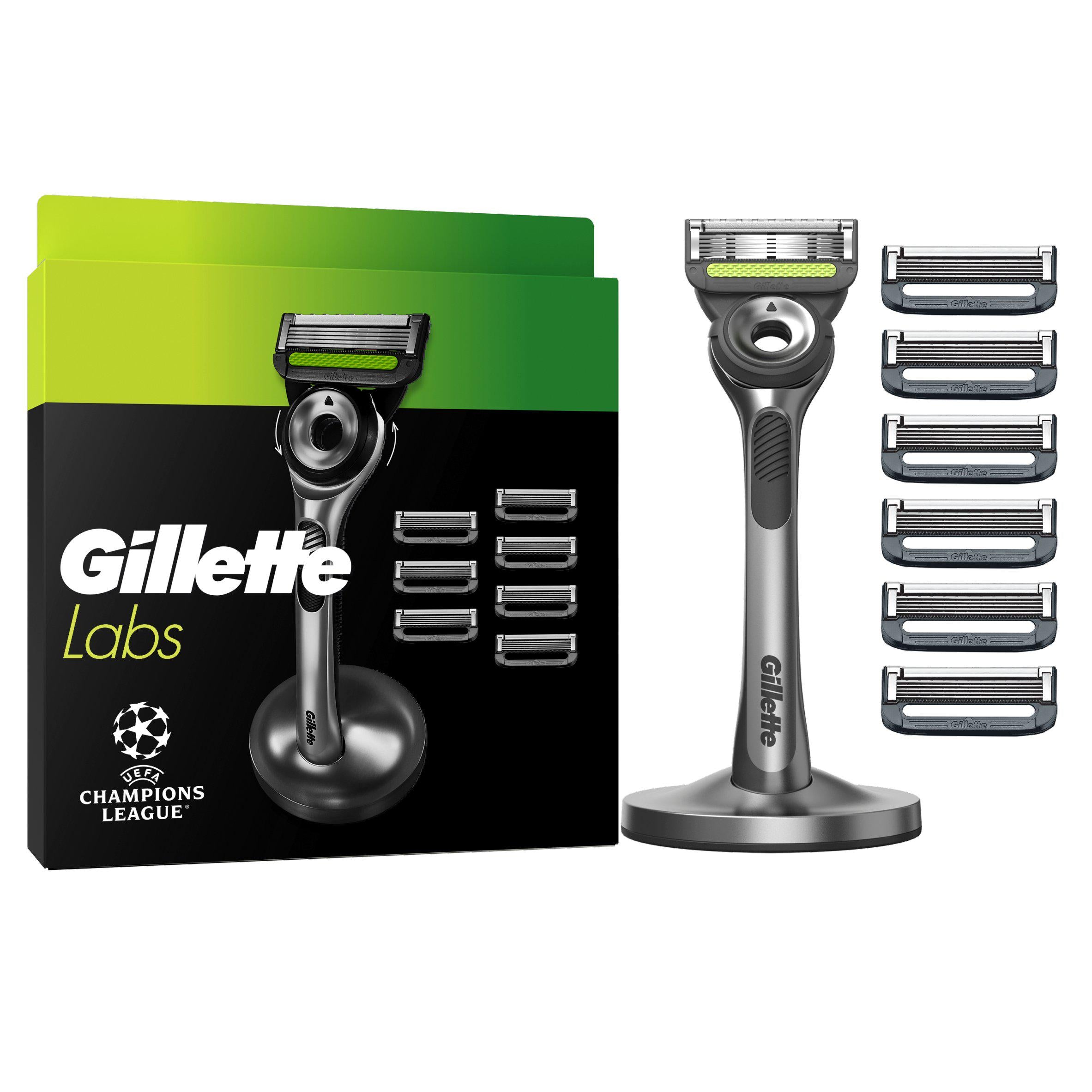 Gillette razor with exfoliating bar (British brand)