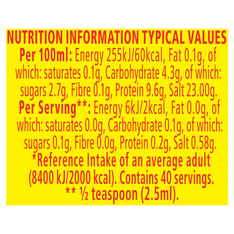 Maggi hot liquid seasoning 100ml, UK version