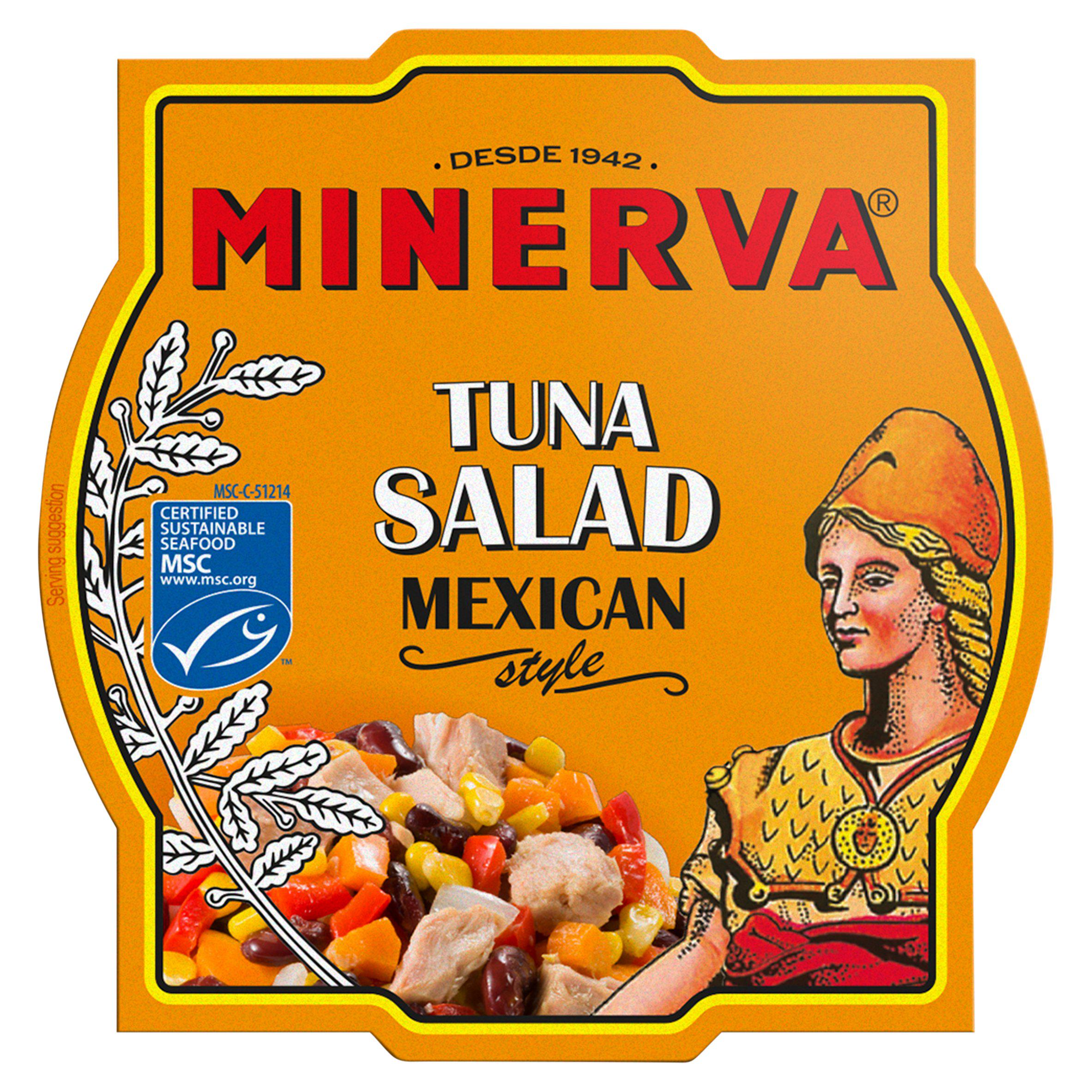 Minerva Mexican Style Tuna Salad 160g - British product