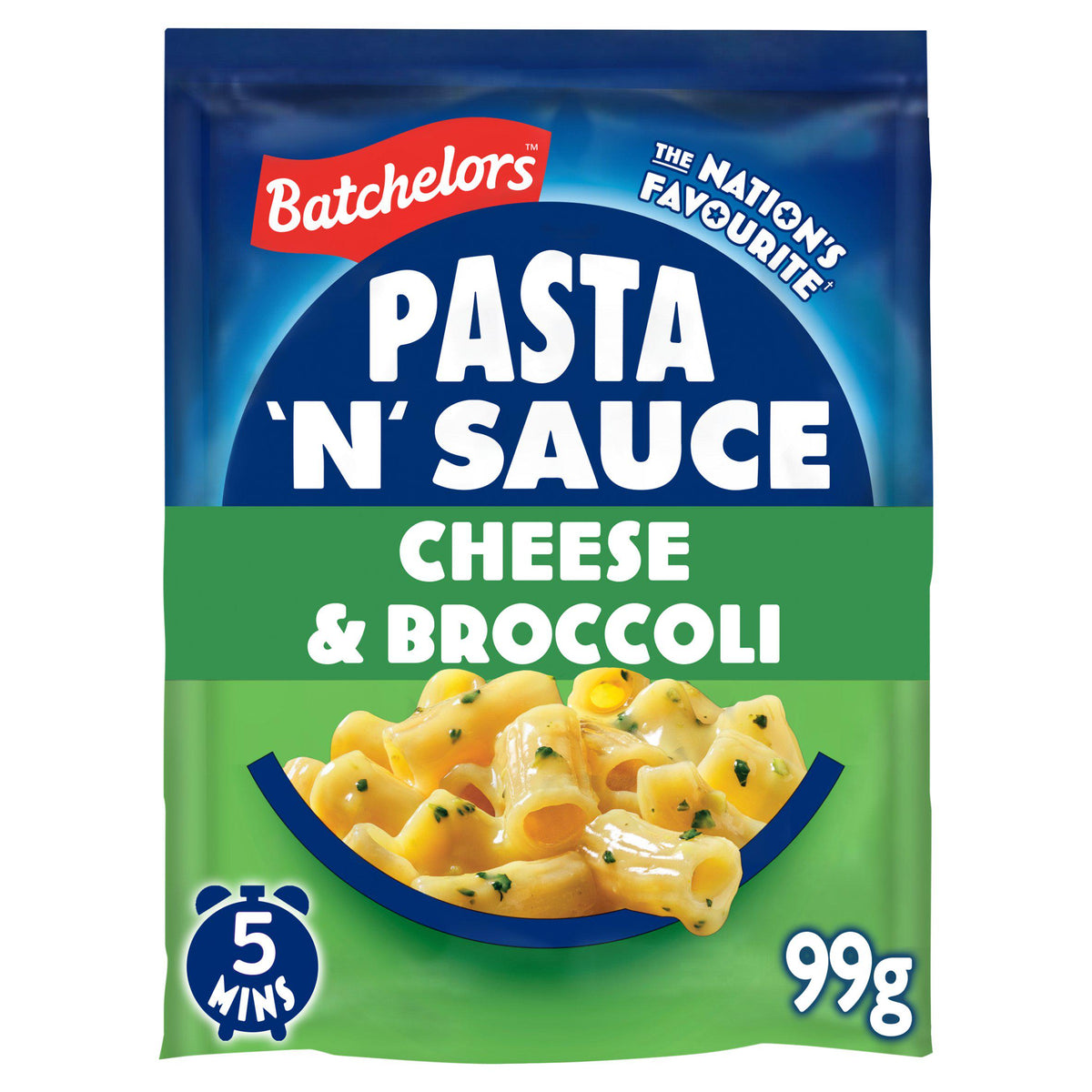 Batchelors Pasta 'n' Sauce Cheese & Broccoli 99g - British product