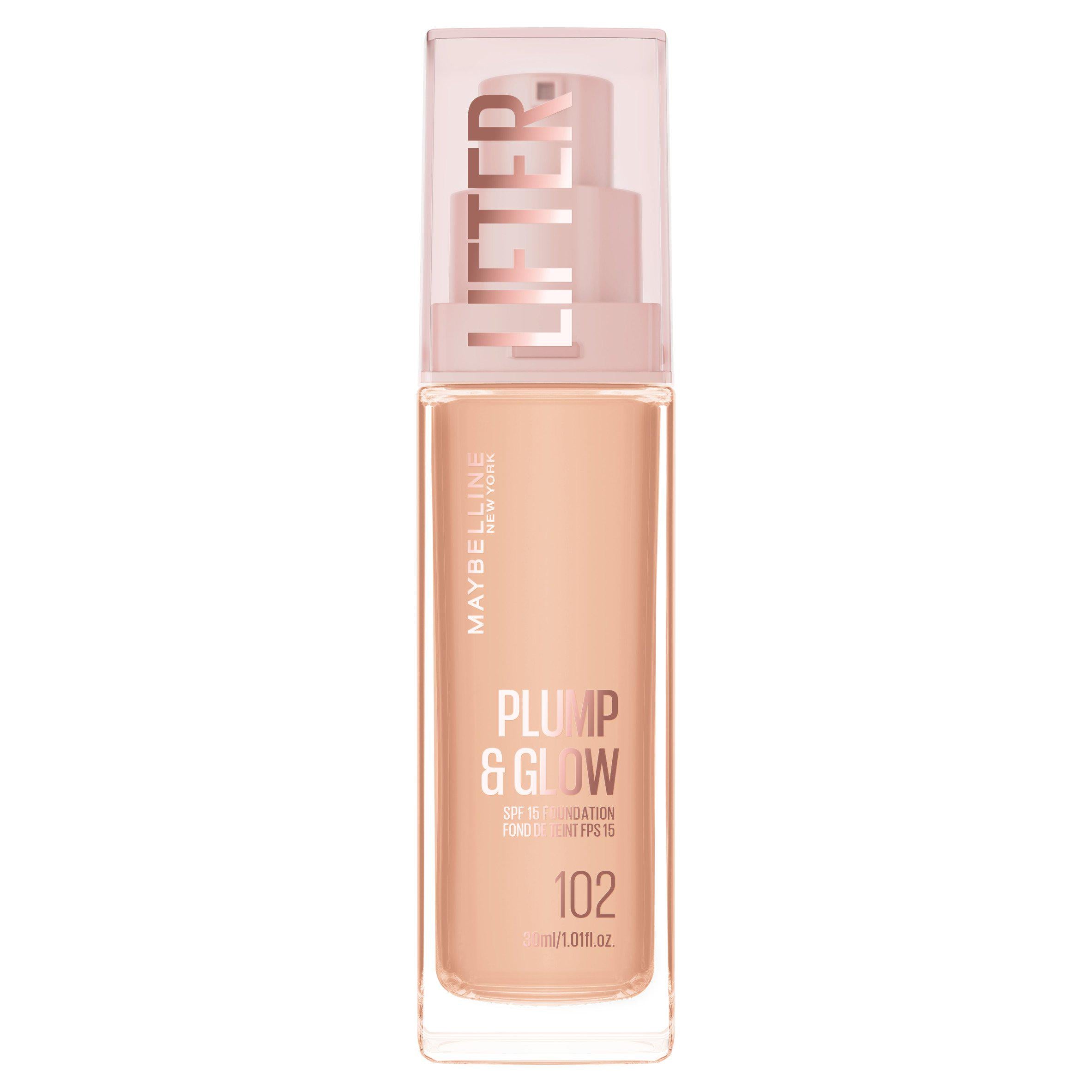 Maybelline New York foundation Lifter Plump & Glow shade 102, UK version
