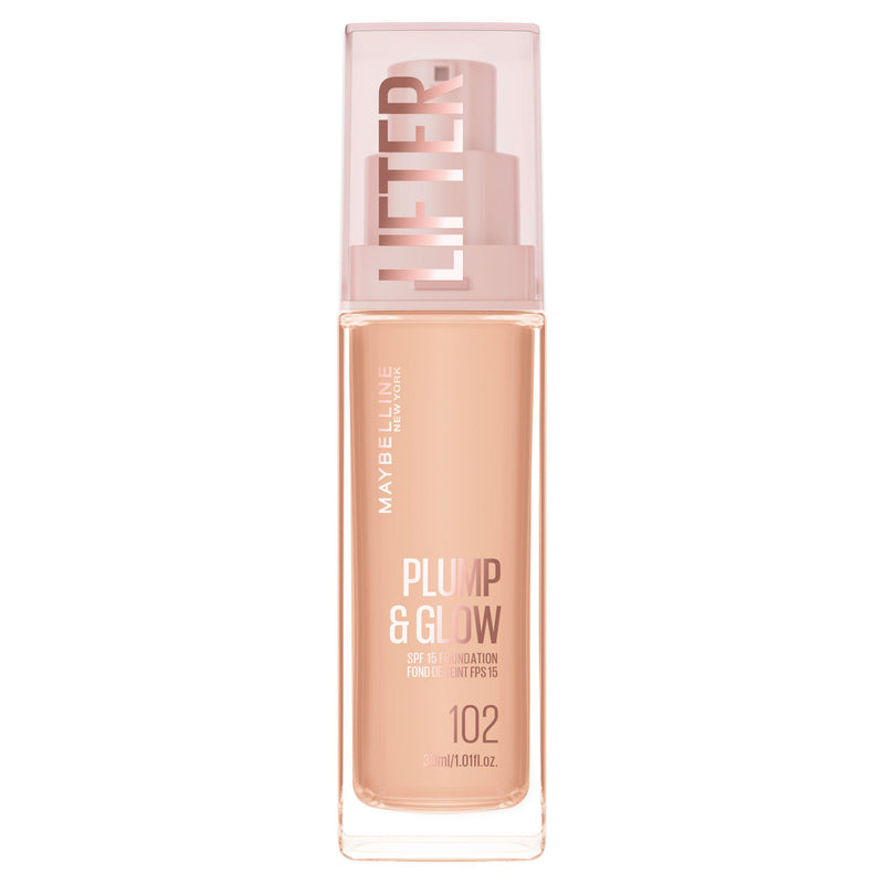 Maybelline New York foundation Lifter Plump & Glow shade 102, UK version