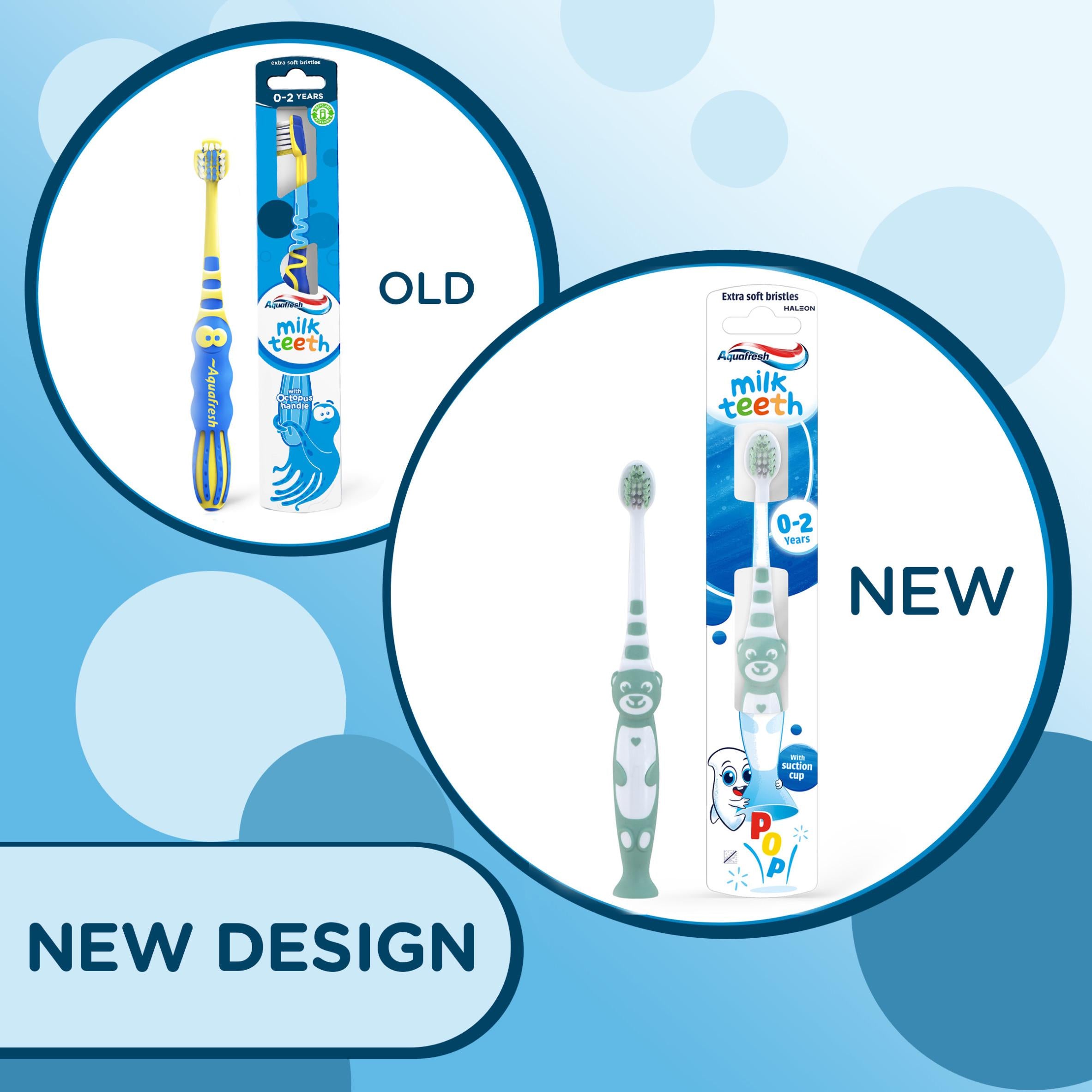 Aquafresh Kids Milk Teeth Toothbrush 0-2 years, imported from the UK
