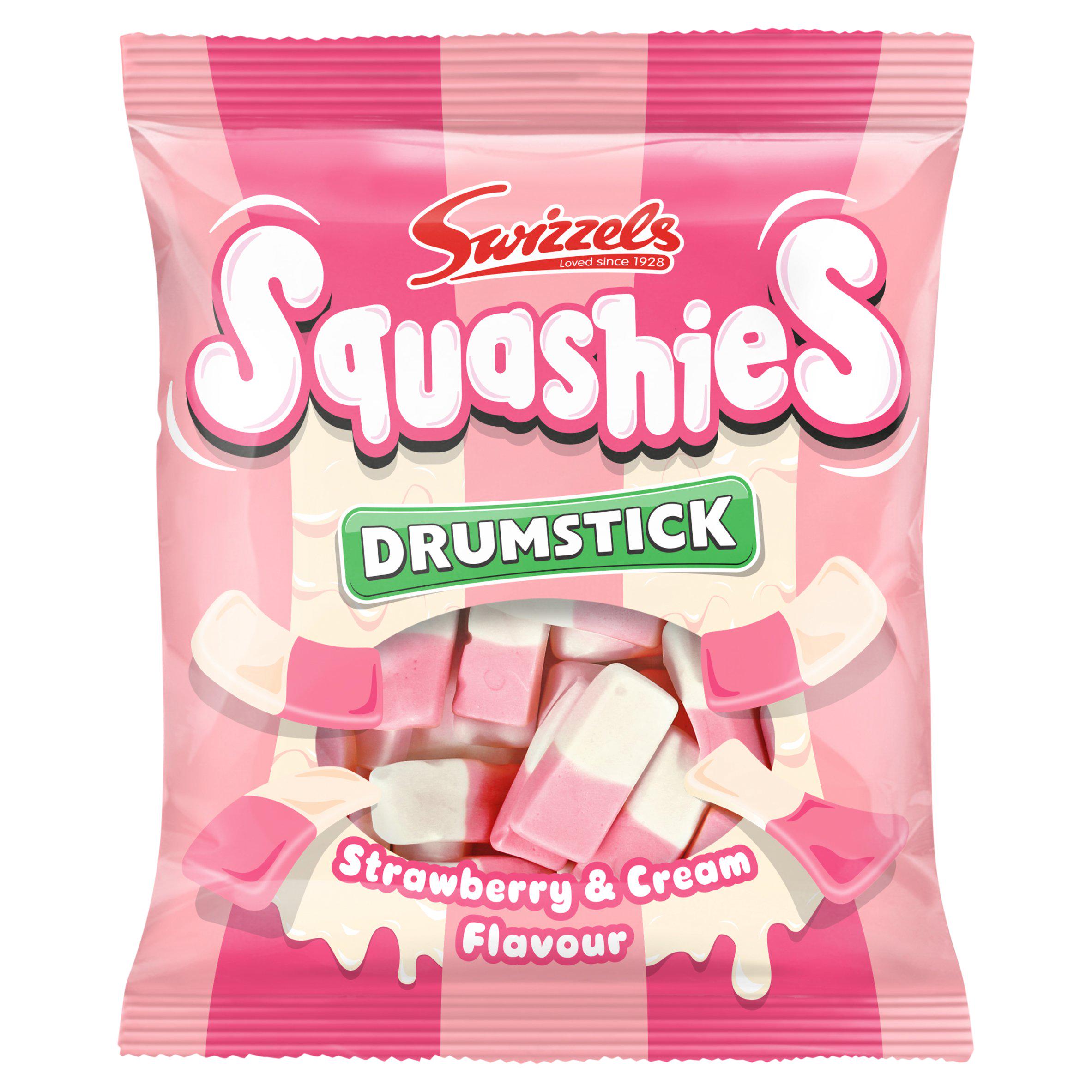 Swizzels Squashies Strawberry Cream 140g (British brand)
