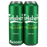 Carlsberg lager beer 4x568ml cans, imported from the UK