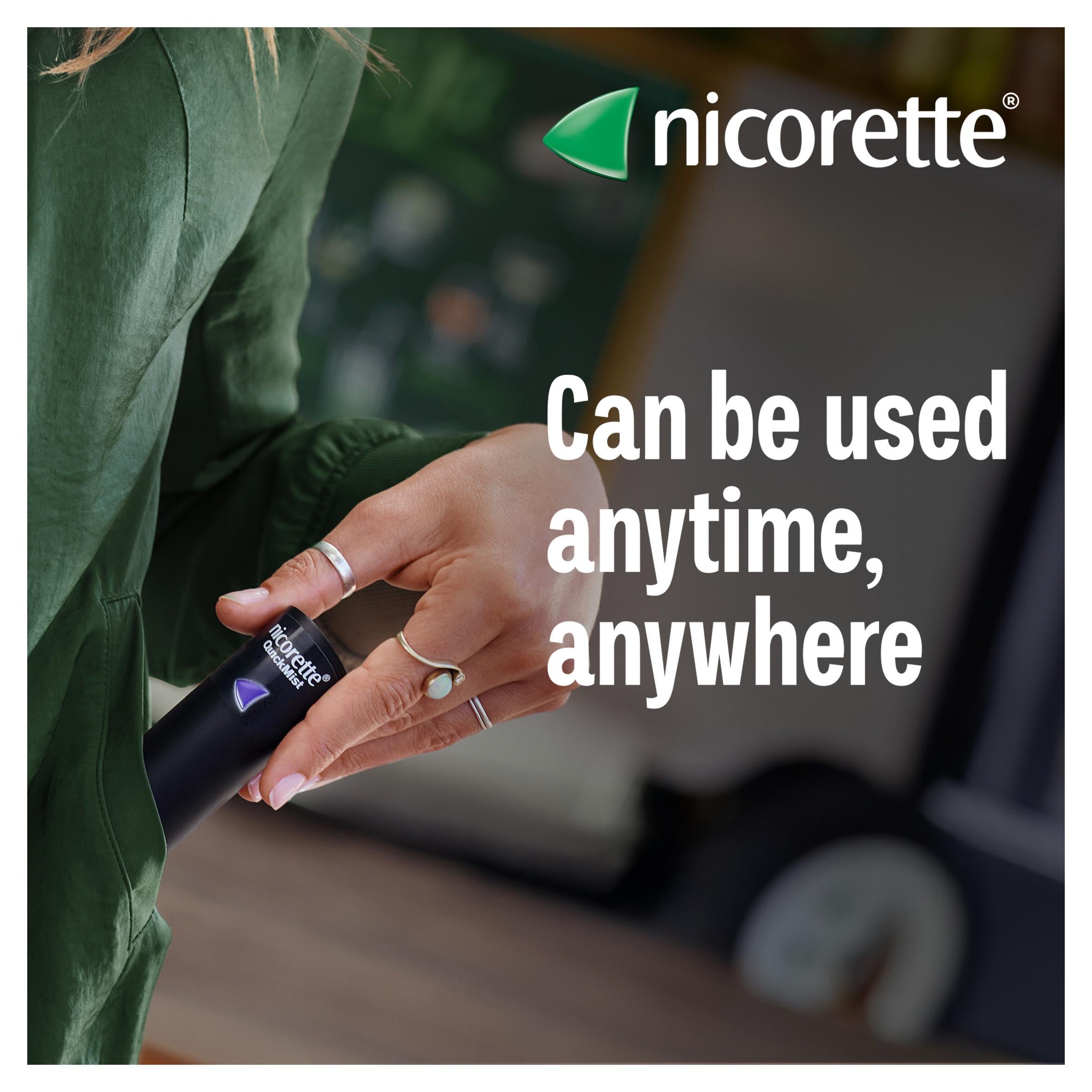 Nicorette mouthspray Freshmint 2 units, imported from the UK
