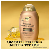 OGX Brazilian Keratin Smooth Shampoo 385ml (British brand)